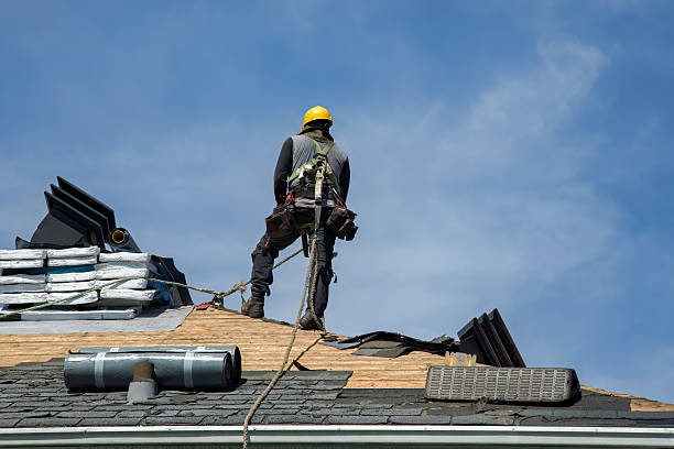 Professional Roofing technician working in Washington Boro, PA